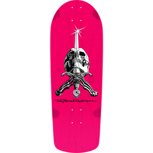 Powell - Ray Rodriguez OG Skull & Sword Snub Rodriguez '04 Brite Lite Pink (10")