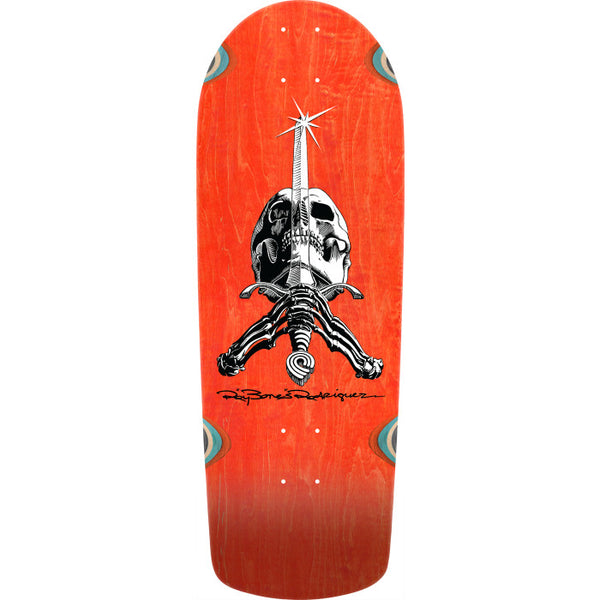 Powell - OG Skull & Sword Snub Rodriguez Orange Stain (10") *SALE