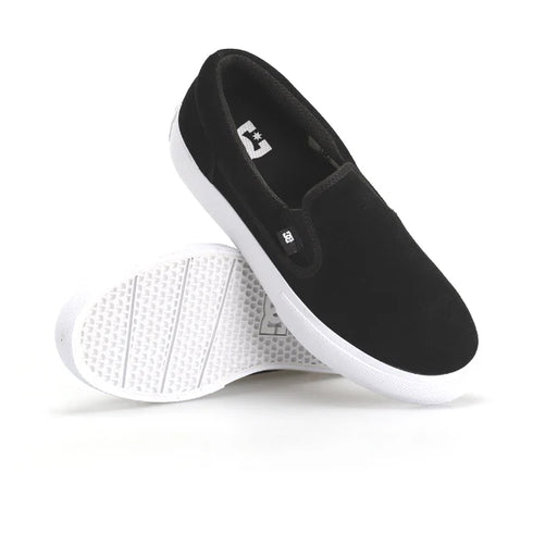 DC - Manual Slip-On SD Youth (Black/White)