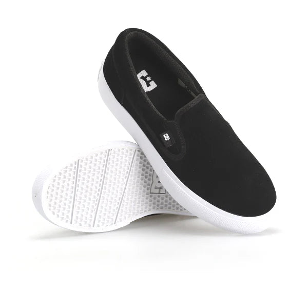 DC - Manual Slip-On SD Youth (Black/White)