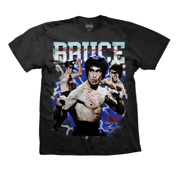 DGK - DGK x Bruce Lee Immortality Boxy Tee (Vintage Black)