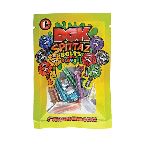 DGK - Spittaz 1" Colored Bolts