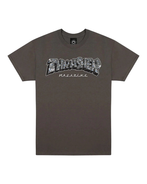 Thrasher - Disco By Spanky Shirt (Charcoal)