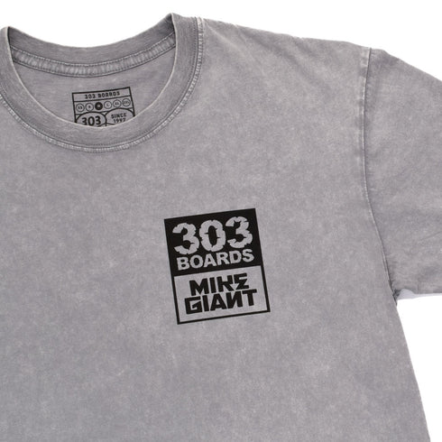 303 Boards - 303 X Mike Giant The Big Pig Shirt (Ash Stone)