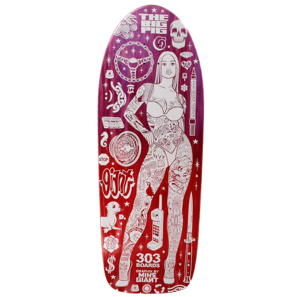 303 Boards - 303 X Mike Giant "The Big Pig" Deck (12")