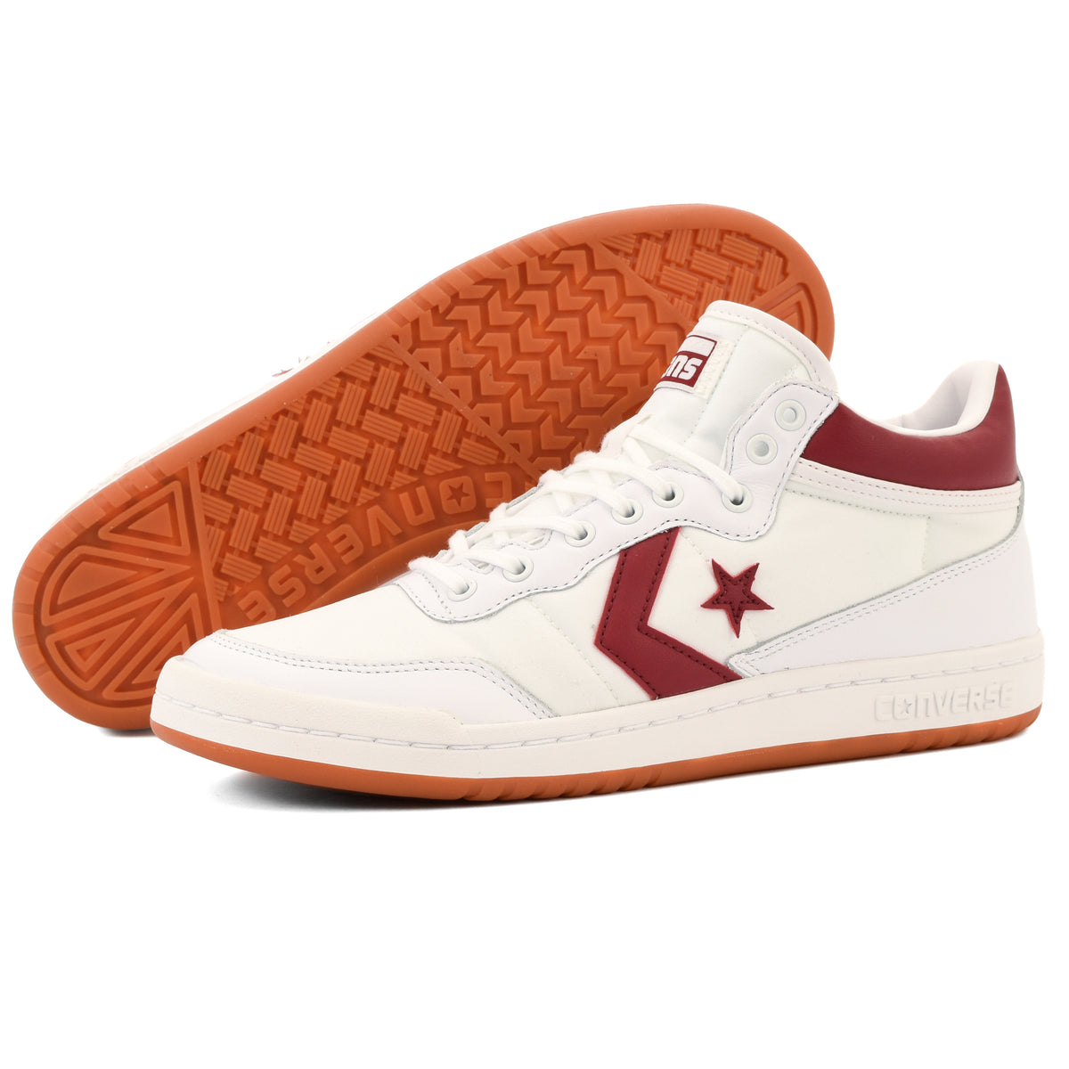 Cons - Fastbreak Pro Mid (White/Team Red) *SALE – 303boards.com