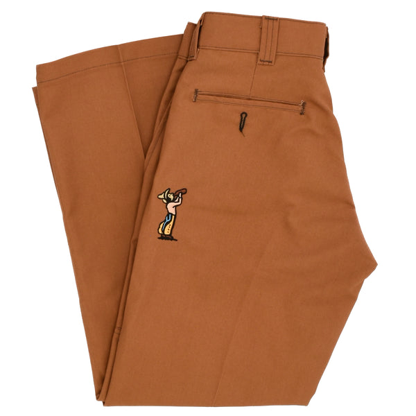 303 Boards - 303 X Paky Wild Frontier X Dickies Skateboarding Regular Fit Double Knee Pants (Brown Duck)