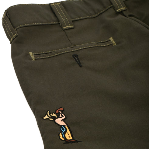 303 Boards - 303 X Paky Wild Frontier X Dickies Skateboarding Regular Fit Double Knee Pants (Olive Green) *SALE