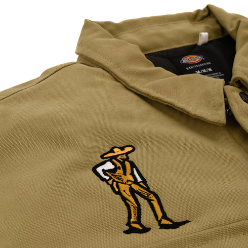 303 Boards - 303 X Paky Wild Frontier X Dickies Skateboarding Heavyweight Duck Shirt (Khaki) *SALE