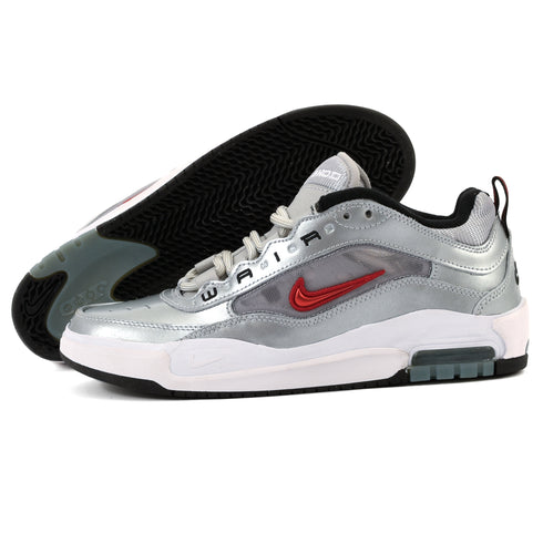 Nike SB - Air Max Ishod Premium (Metallic Silver/Varsity Red) *SALE