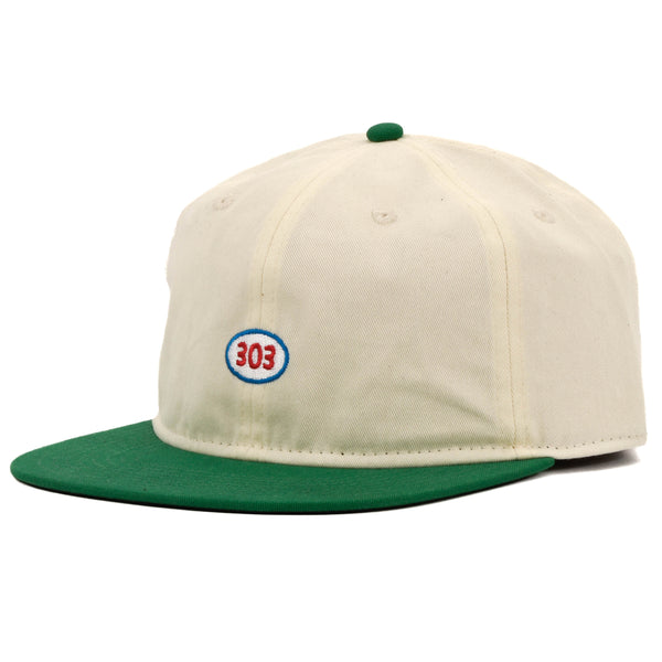 303 Boards - 303 Oval Hat (Green/Cream)