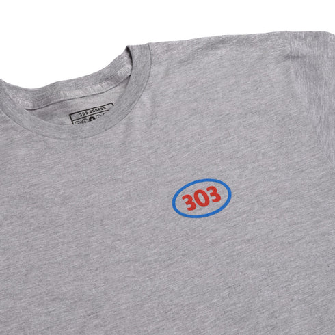 303 Boards - 303 Oval Shirt (Heather Grey)