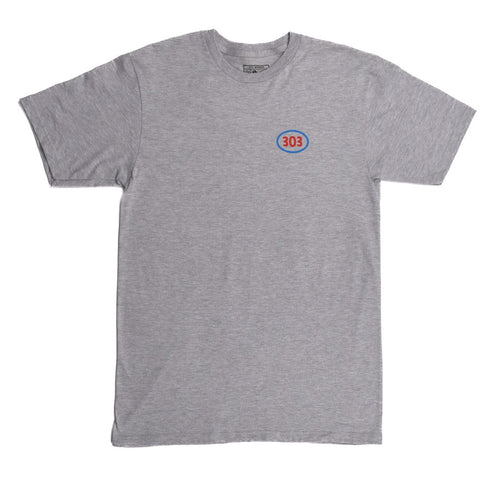 303 Boards - 303 Oval Shirt (Heather Grey)