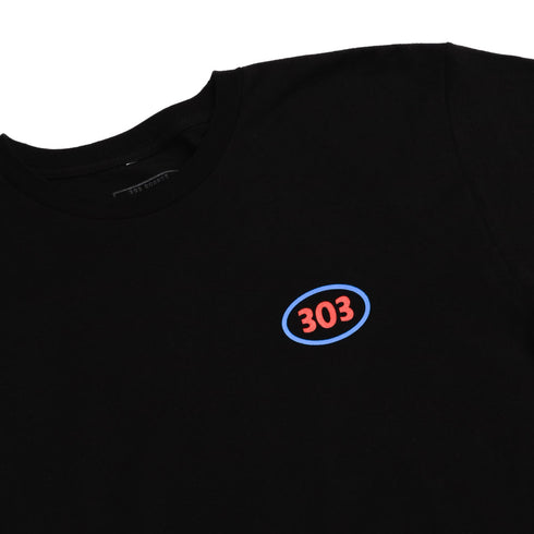 303 Boards - 303 Oval Shirt (Black)