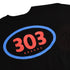 303 Boards - 303 Oval Shirt (Black)