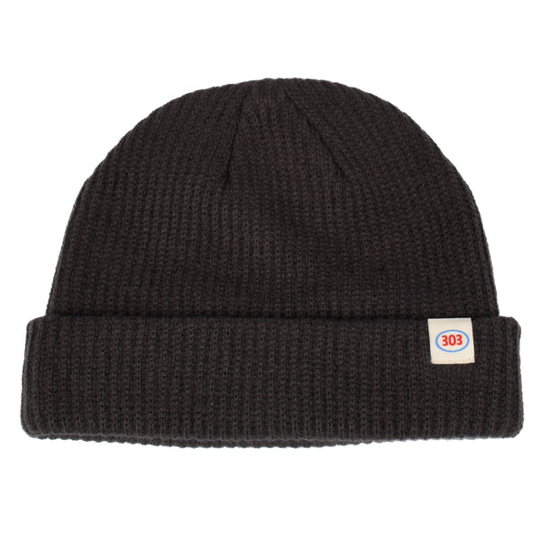 303 Boards - 303 Oval Dock Wear Beanie (Charcoal)