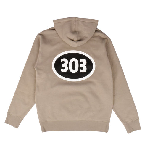 303 Boards - 303 Oval Hoodie (Cement)