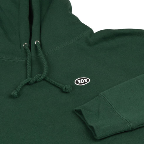 303 Boards - 303 Oval Hoodie (Dark Green)