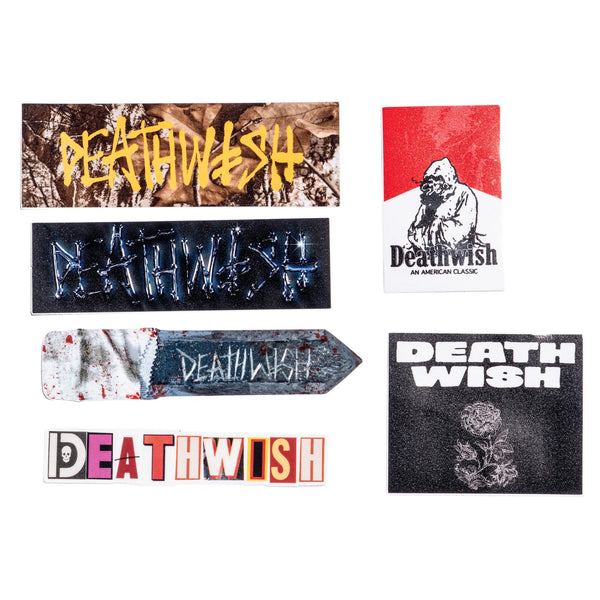 Deathwish - Classic Stickers (6 Pack)