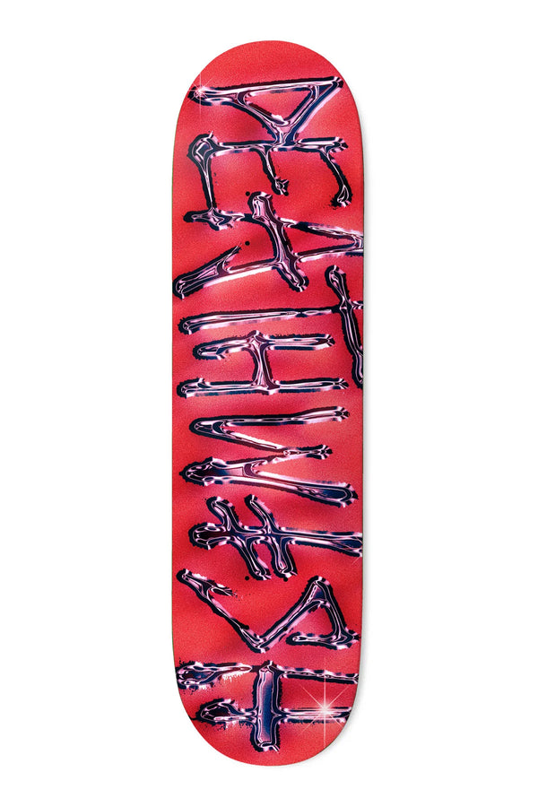 Deathwish - OG Spray Chrome Red Deck (8.38")