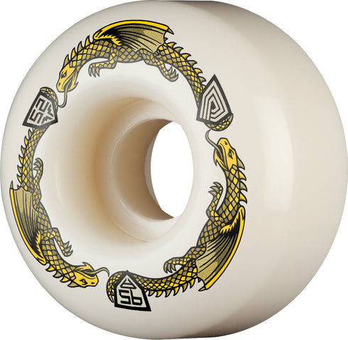 Powell - Dragon Formula Yellow V1 95A Wheels (52mm)