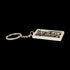 Huf - Emblem Keychain (Silver)