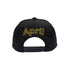 April - EMB Hat (Black/Yellow)