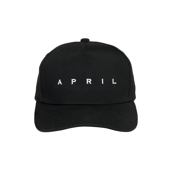 April - EMB Hat (Black)