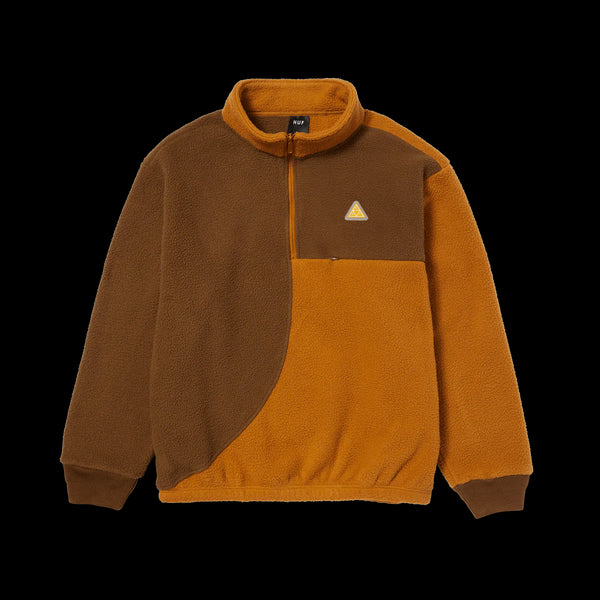 Huf - Expedition 1/4 Zip Pile Fleece (Coffee) *SALE