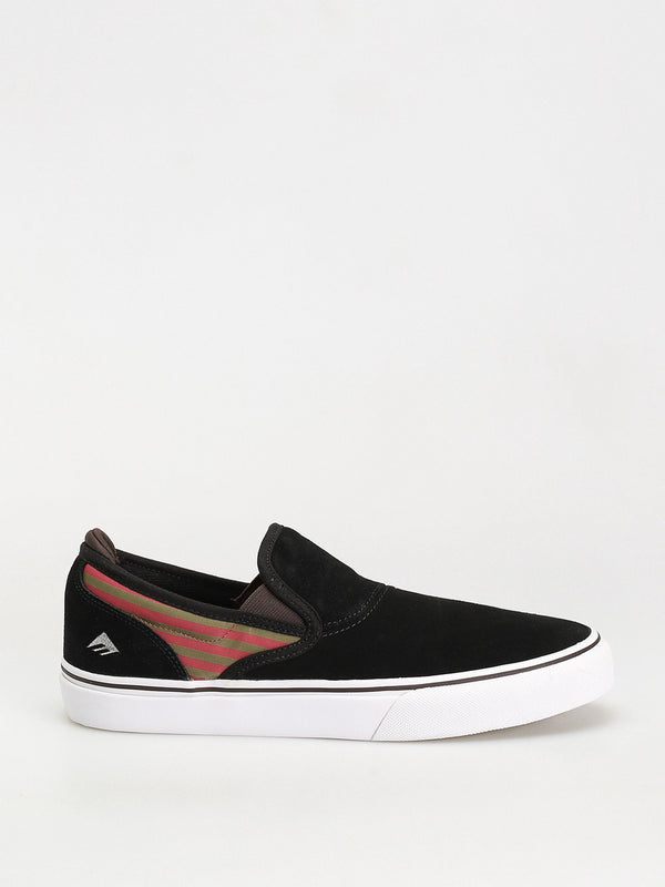 Emerica - Wino G6 Slip-On (Black/Olive/Red) *SALE