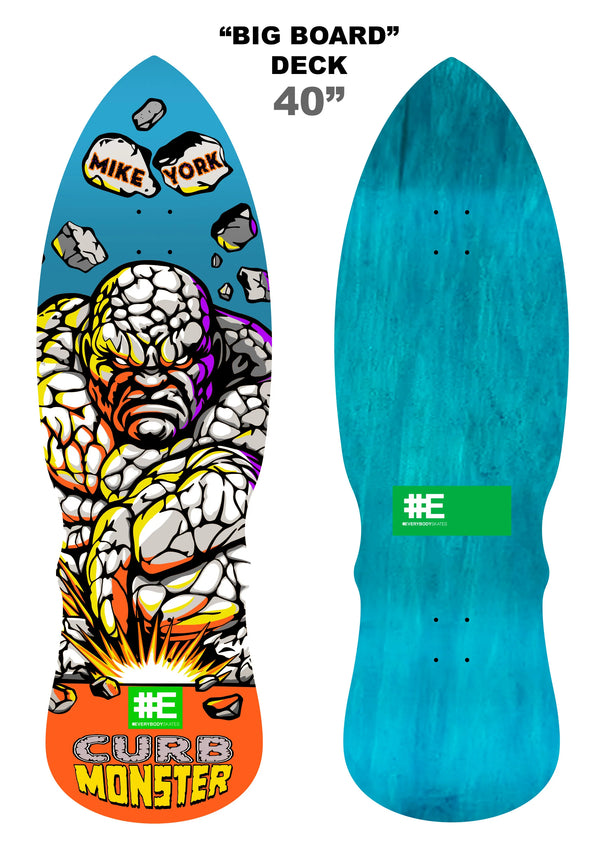 Everybody Skates - Curb Monster Mike York 40" Deck (12.25")