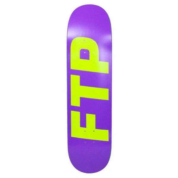 スケートボード FTP 8.25 FTP - Purple Logo Deck (8.25