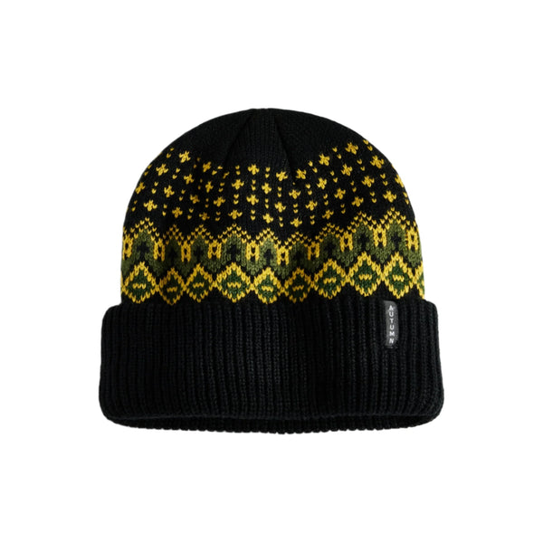Autumn - Fairisle Beanie (Black)