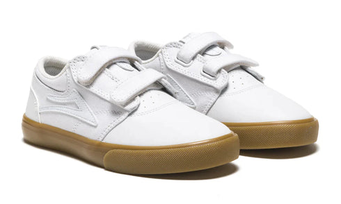 Lakai - Griffin Kids (White/Gum Suede) *SALE