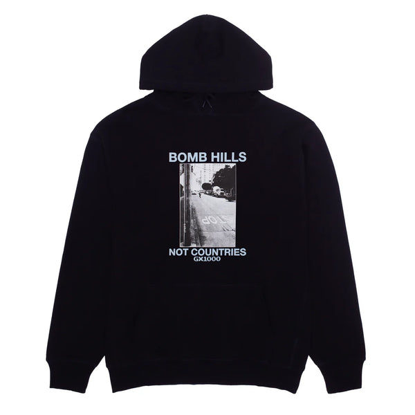 GX1000 - Bomb Hills Not Countries Hoodie (Black)