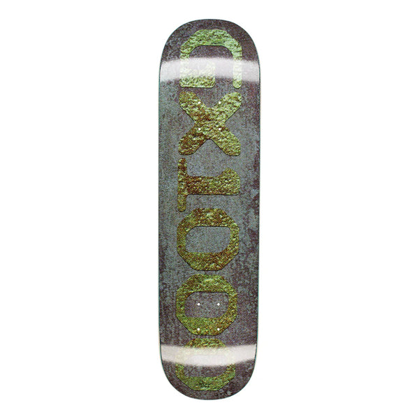 GX1000 - OG Logo Patina Bluish w/ Green Font Deck (8.25")