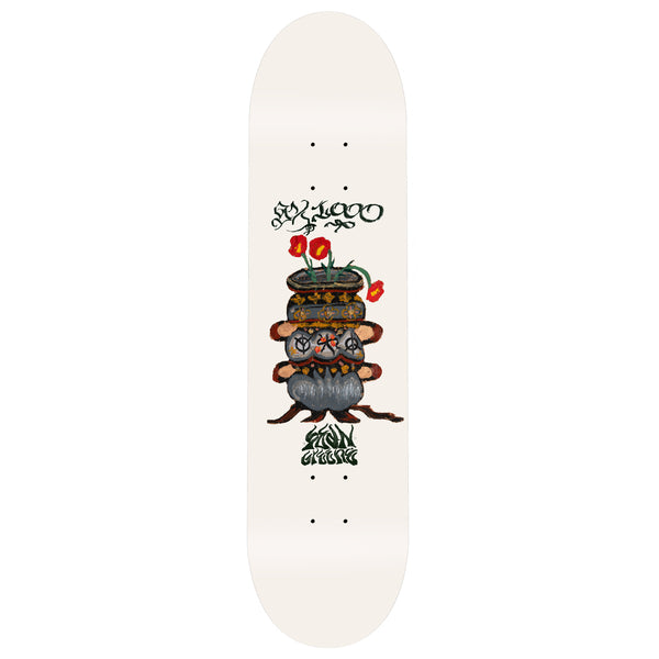 GX1000 - Stable White "Greene" Deck (8.625")*SALE