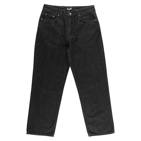 Welcome - Immortal Loose Straight Fit Denim Pants (Washed Black)