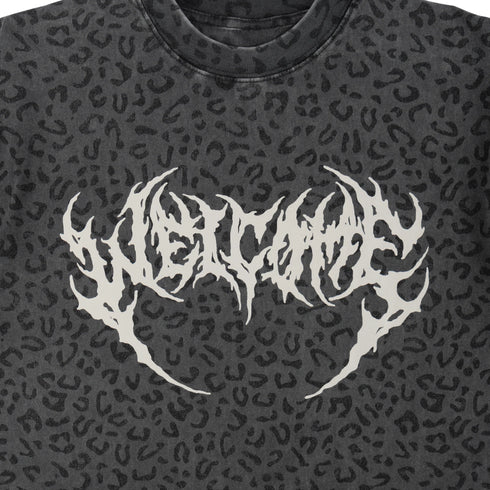 Welcome - Fang Tee (Vintage Black/Leopard)