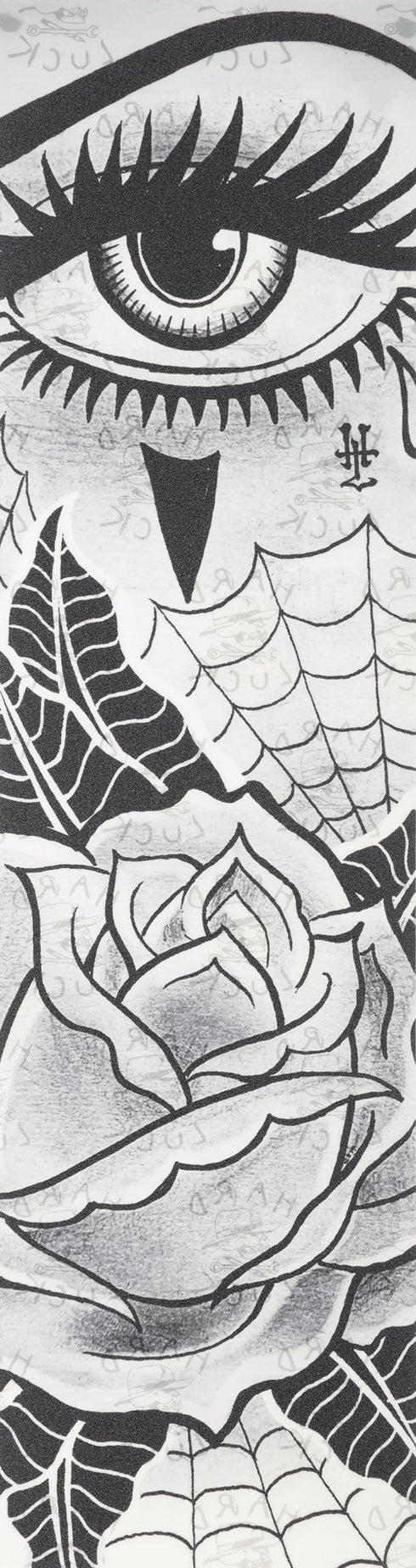 Hard Luck - Sad Girl Clear Griptape (Black)