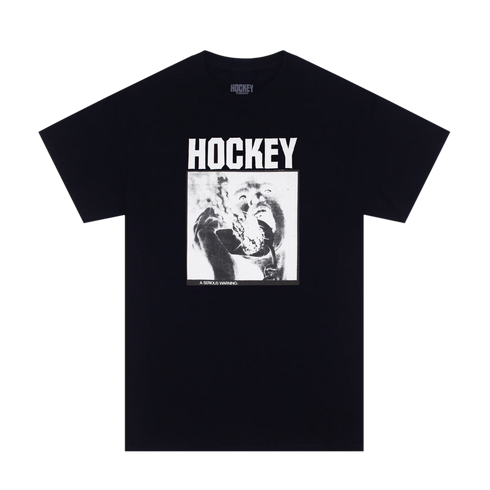Hockey - Serious Warning Shirt (Black)