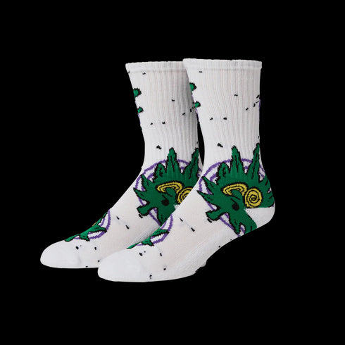 Huf - Green Buddy Hypnosis Sock (Multiple Colors)