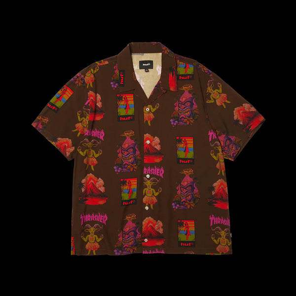 Huf - Huf X Thrasher Hawaiian Shirt (Multi.)