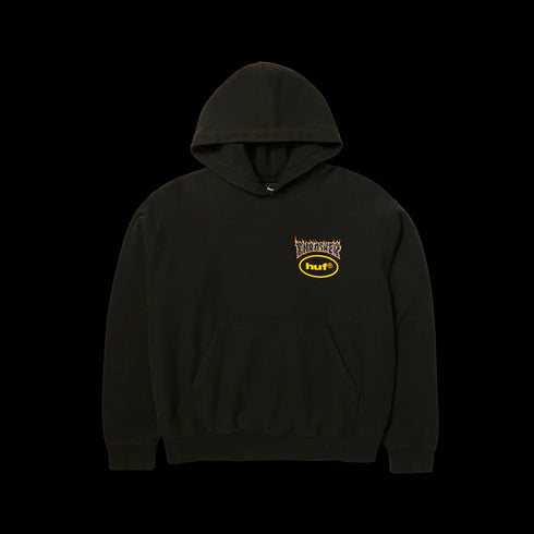 Huf - Huf X Thrasher Meltdown Heavyweight Hoodie (Black)