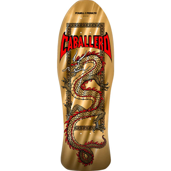 Powell - Steve Caballero Chinese Dragon Reissue Gold Foil Deck (10")