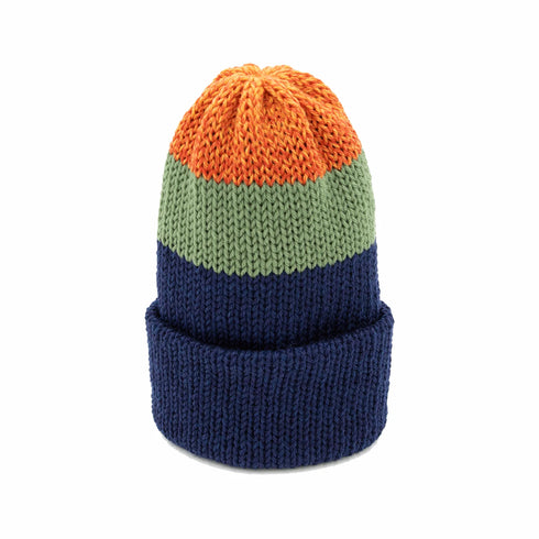 Chimney - O.G. Fold Beanie (Blue/Green/Lava)