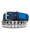 Loosey - Blue Studded Cheetah Belt