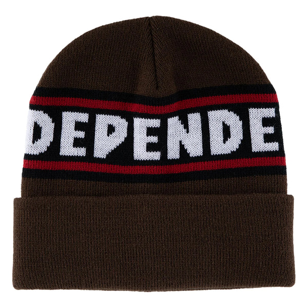 Independent - Bar Logo Beanie (Chocolate)