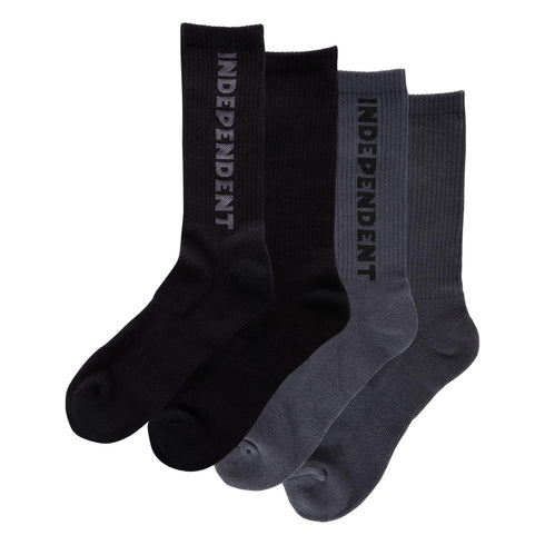 Independent - Baseline Socks (Black/Charcoal)