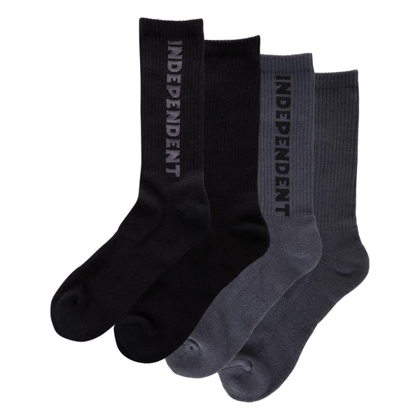 Independent - Baseline Socks (Black/Charcoal)